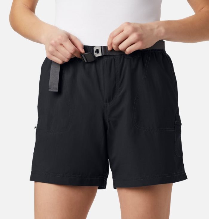 Calções Columbia Sandy River™ Cargo Shorts Feminino Pretas Portugal | 180733-AMA1