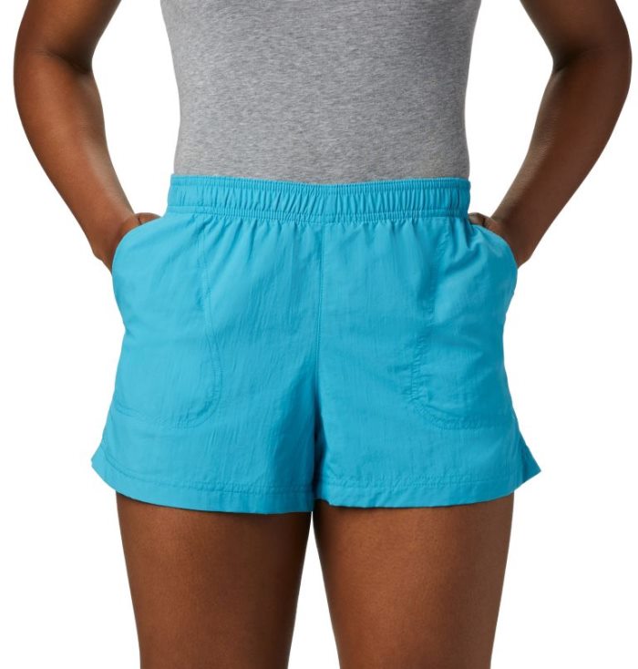 Calções Columbia Sandy River™ Shorts Feminino Azuis Escuro Portugal | 138037-8R49