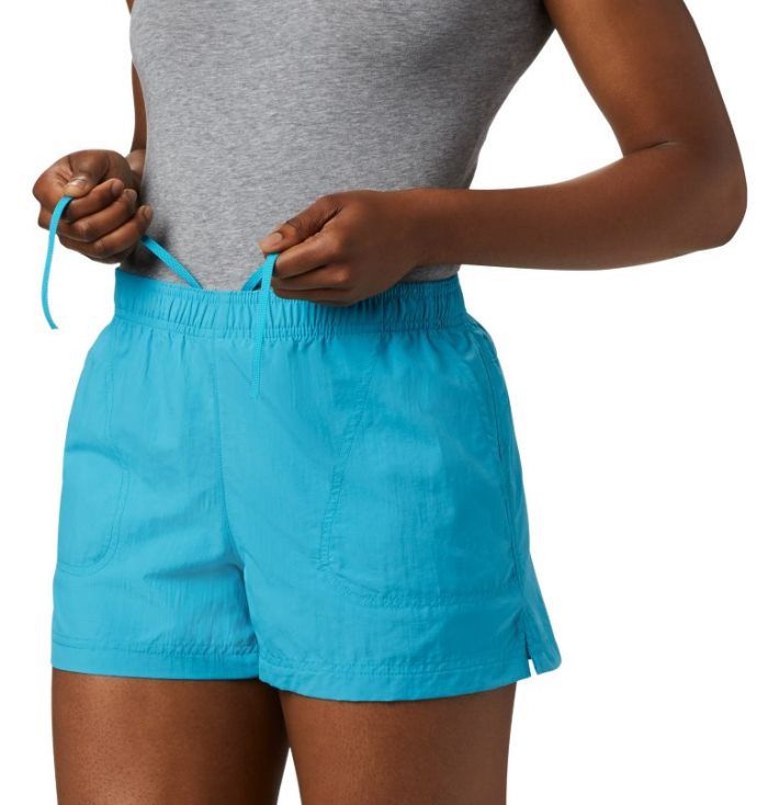 Calções Columbia Sandy River™ Shorts Feminino Azuis Escuro Portugal | 138037-8R49