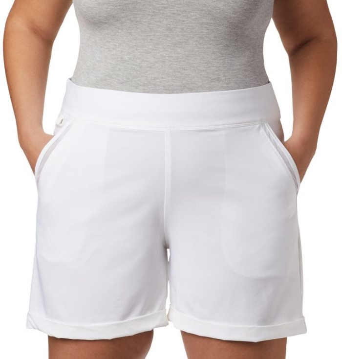 Calções Columbia Slack Agua™ Woven Shorts Feminino Branco Portugal | 103794-AKA2