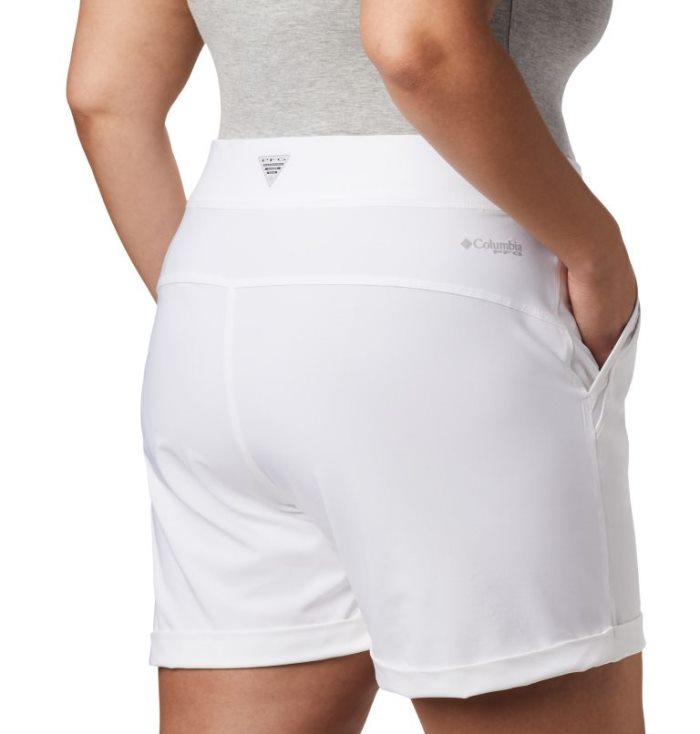 Calções Columbia Slack Agua™ Woven Shorts Feminino Branco Portugal | 103794-AKA2