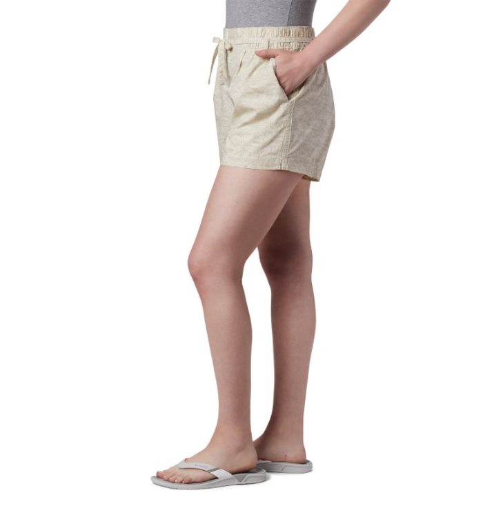 Calções Columbia Summer Chill™ Shorts Feminino Creme Portugal | 111065-V3GS