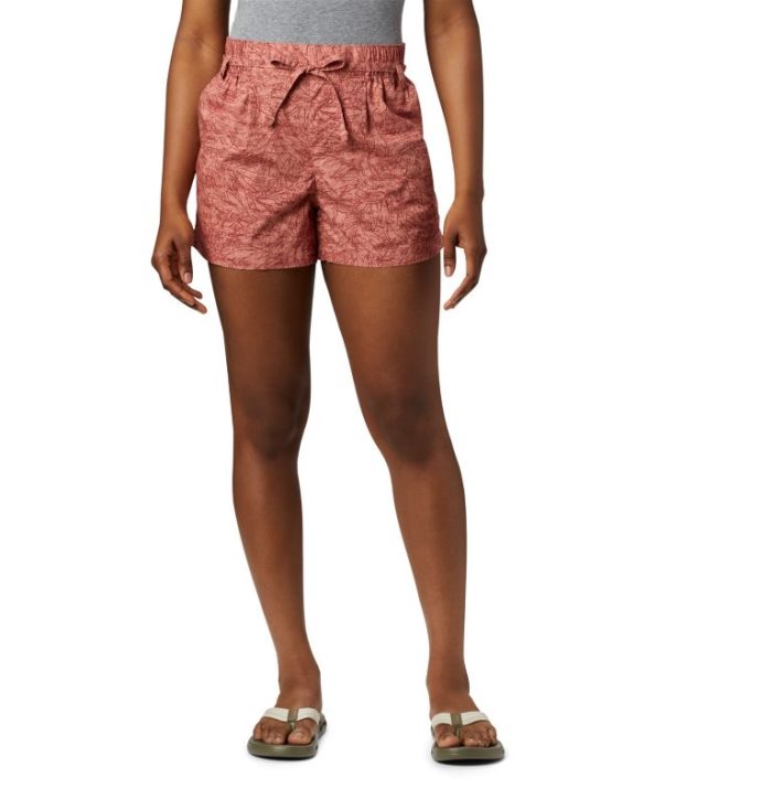 Calções Columbia Summer Chill™ Shorts Feminino Coral Portugal | 128666-2AJB