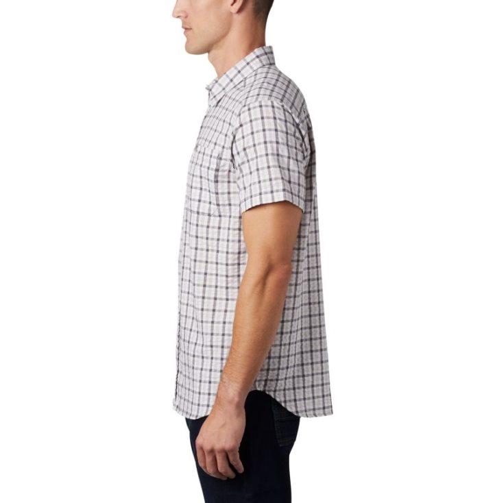 Camisas Columbia Brentyn Trilha™ Curta Sleeve Seersucker Shirt Masculino Cinzentas Portugal | 105837-T1J0