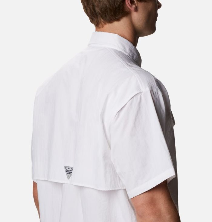 Camisas Columbia Distant Agua™ Curta Sleeve Shirt Masculino Branco Portugal | 154255-UDKX