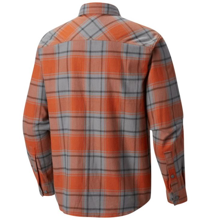 Camisas Columbia Flare Gun™ Flannel Long Sleeve Shirt Masculino Laranja Portugal | 129910-PMJC