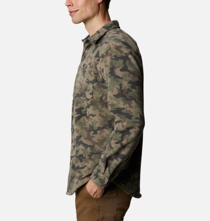 Camisas Columbia Flare Gun™ Fleece Over Shirt Masculino Camufladas Portugal | 121905-6X3E