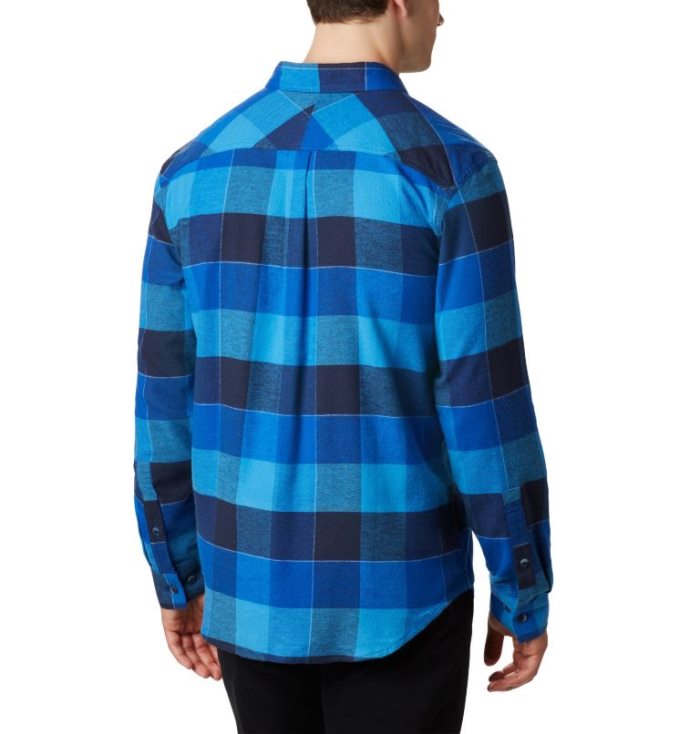 Camisas Columbia Flare Gun™ Stretch Flannel Masculino Azuis Escuro Portugal | 179794-TU35