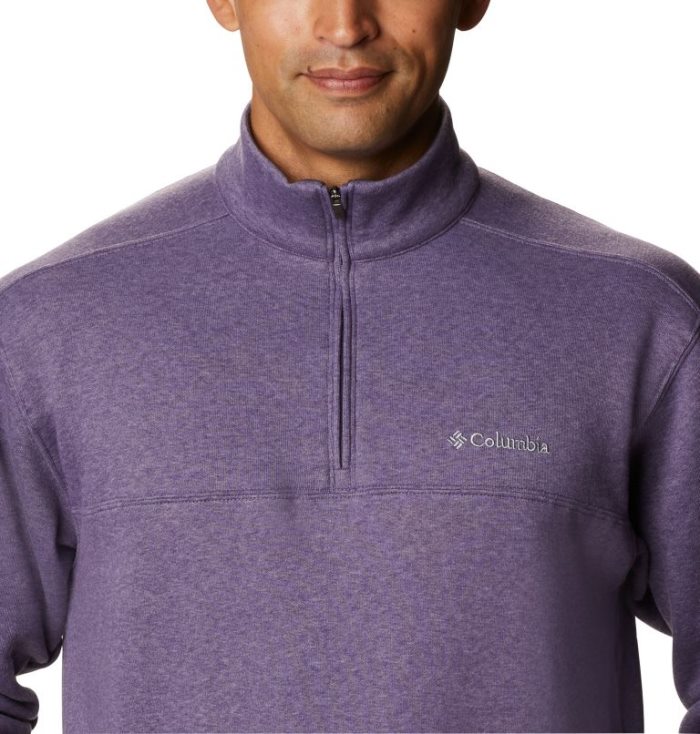 Camisas Columbia Hart Mountain™ II Half Zip Masculino Roxo Portugal | 114957-XRHX