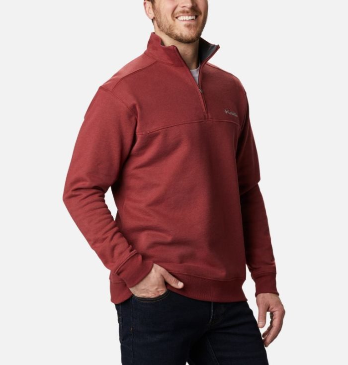 Camisas Columbia Hart Mountain™ II Half Zip Masculino Vermelhas Portugal | 185308-NWUG