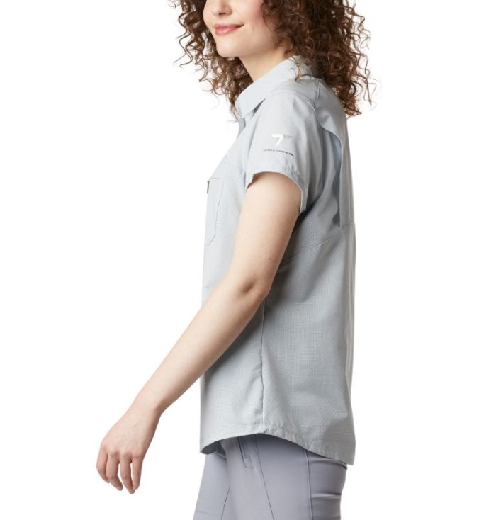 Camisas Columbia Irico™ Curta Sleeve Shirt Feminino Luz Cinzentas Portugal | 143677-3GTB