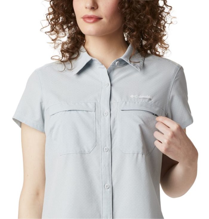 Camisas Columbia Irico™ Curta Sleeve Shirt Feminino Luz Cinzentas Portugal | 143677-3GTB