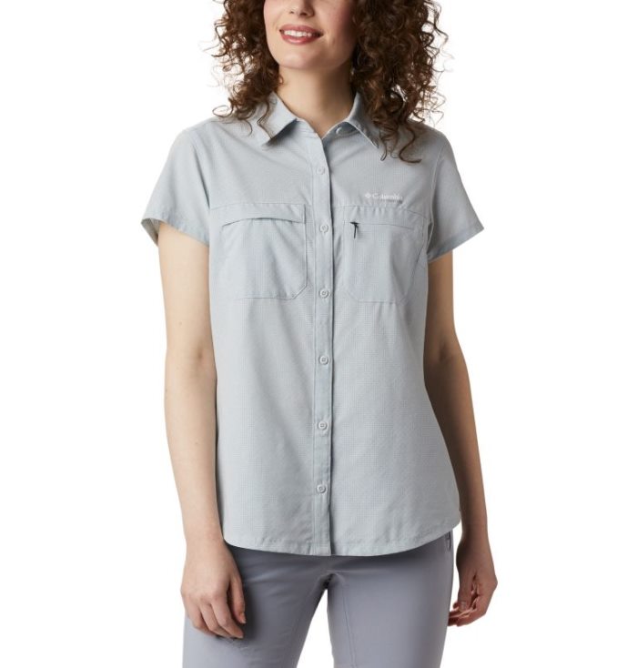 Camisas Columbia Irico™ Curta Sleeve Shirt Feminino Luz Cinzentas Portugal | 143677-3GTB