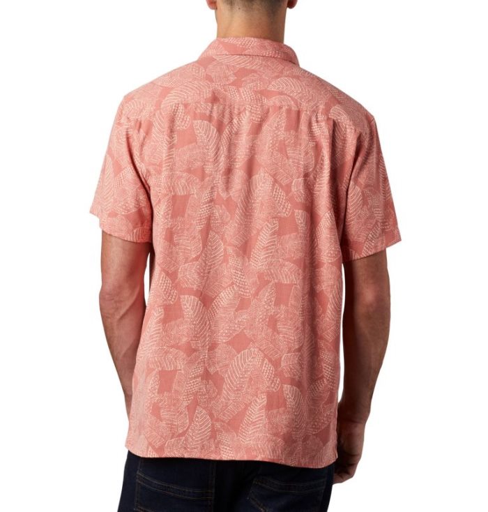 Camisas Columbia Lakeside Trilha™ Curta Sleeve Shirt Masculino Coral Escuro Portugal | 112130-UTG6