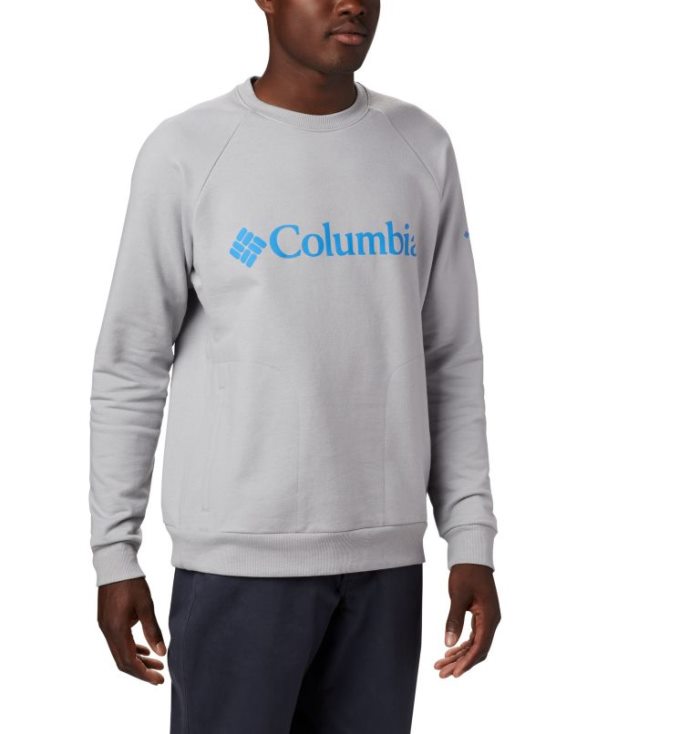 Camisas Columbia Lodge™ Crew Masculino Cinzentas Azuis Escuro Portugal | 164232-5GYT