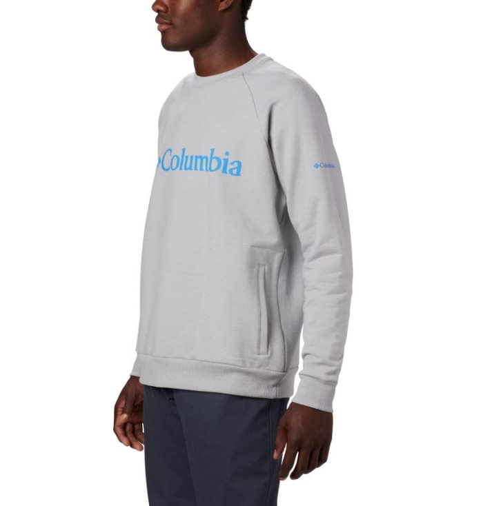 Camisas Columbia Lodge™ Crew Masculino Cinzentas Azuis Escuro Portugal | 164232-5GYT