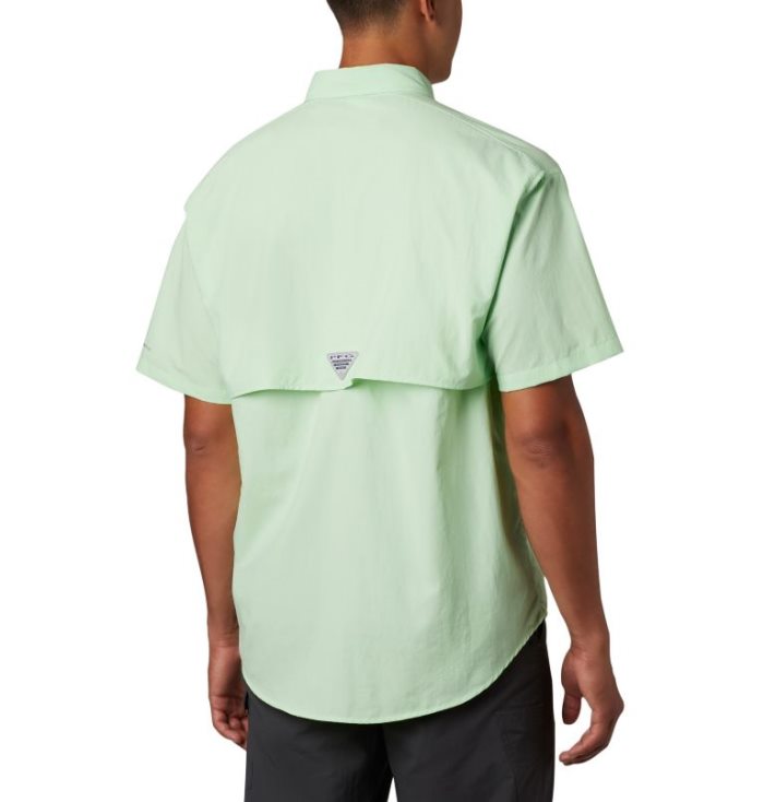 Camisas Columbia PFG Bahama™ II Curta Sleeve Shirt Masculino Luz Verdes Portugal | 106770-RVOO