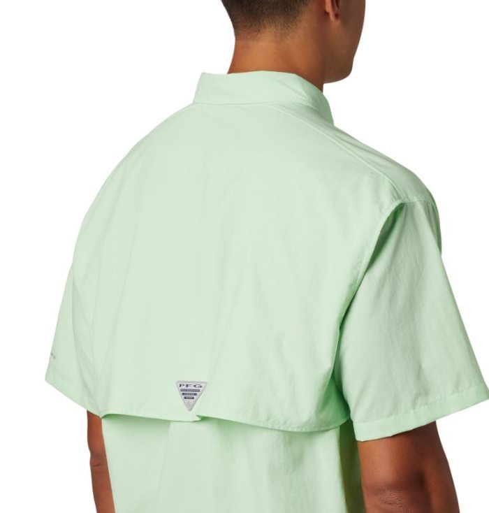 Camisas Columbia PFG Bahama™ II Curta Sleeve Shirt Masculino Luz Verdes Portugal | 106770-RVOO