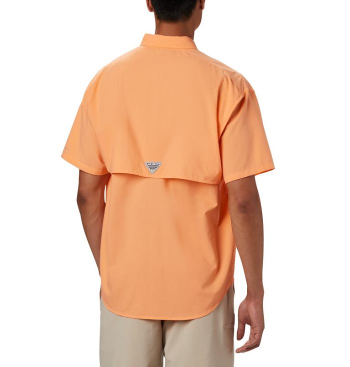 Camisas Columbia PFG Bahama™ II Curta Sleeve Shirt Masculino Luz Laranja Portugal | 133743-04QT