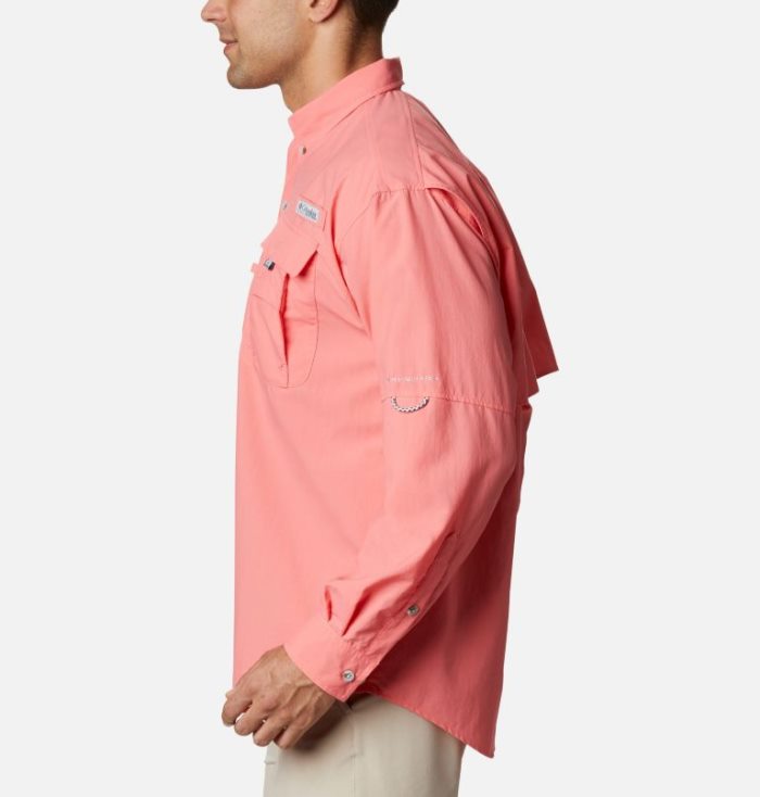 Camisas Columbia PFG Bahama™ II Long Sleeve Shirt Masculino Coral Portugal | 183118-DM0N