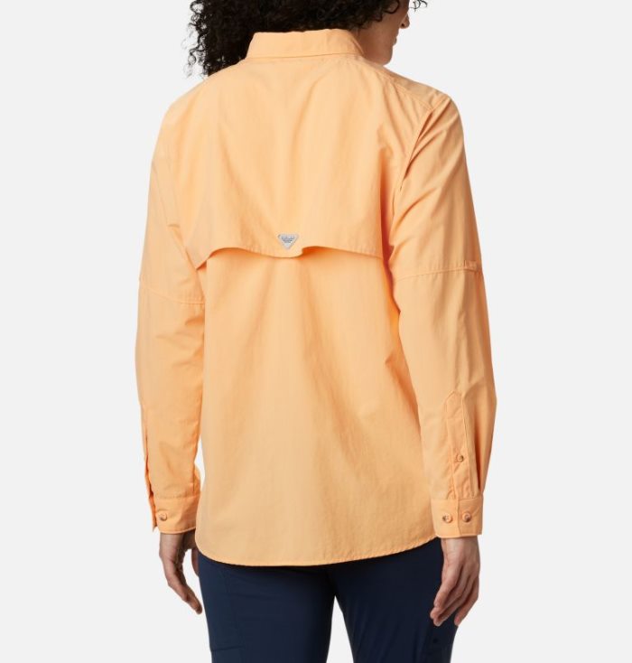 Camisas Columbia PFG Bahama™ Long Sleeve Shirt Feminino Luz Laranja Portugal | 134835-9XEF