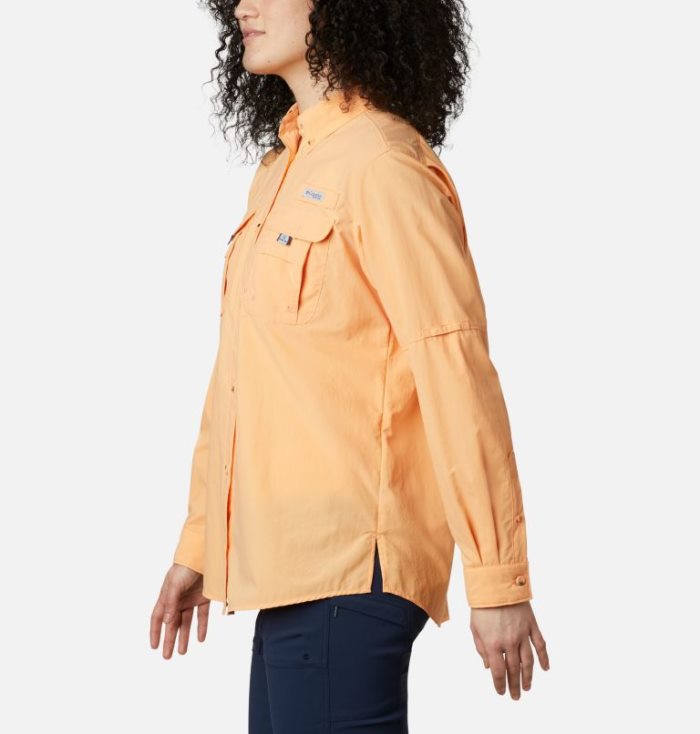 Camisas Columbia PFG Bahama™ Long Sleeve Shirt Feminino Luz Laranja Portugal | 134835-9XEF