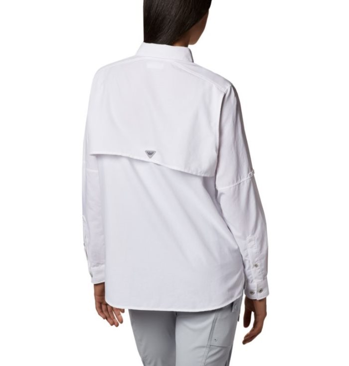 Camisas Columbia PFG Bahama™ Long Sleeve Shirt Feminino Branco Portugal | 146692-LCZU