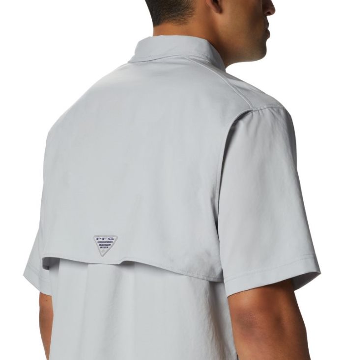 Camisas Columbia PFG Blood and Guts™ III Curta Sleeve Woven Shirt Masculino Cinzentas Portugal | 160872-AT35