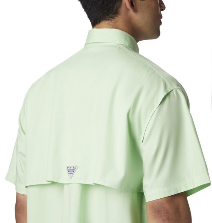 Camisas Columbia PFG Bonehead™ Curta Sleeve Shirt Masculino Luz Verdes Portugal | 136016-D49M