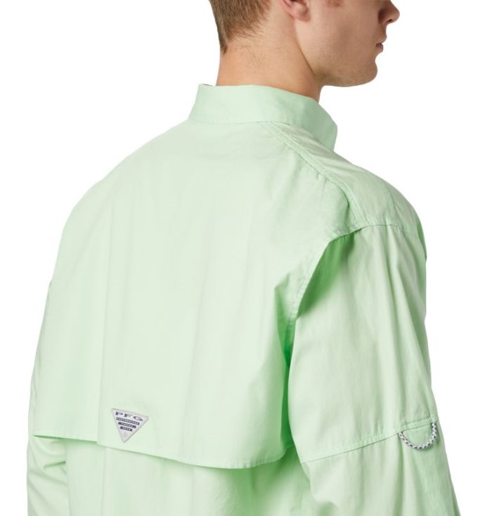 Camisas Columbia PFG Bonehead™ Long Sleeve Shirt Masculino Luz Verdes Portugal | 154848-P5GC