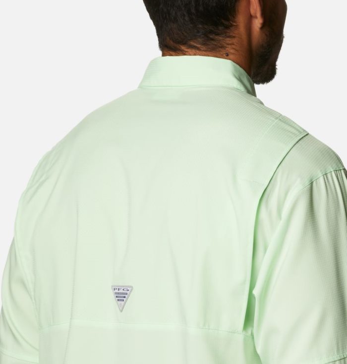 Camisas Columbia PFG Crystal Springs™ Long Sleeve Shirt Masculino Luz Verdes Portugal | 110865-468E