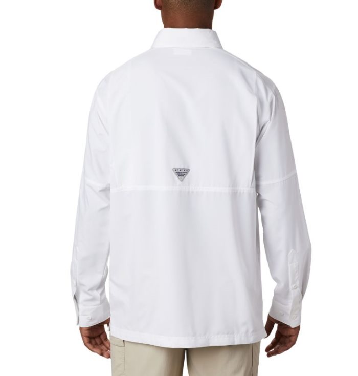 Camisas Columbia PFG Grander Marlin™ Woven Long Sleeve Shirt Masculino Branco Portugal | 150851-9PO4