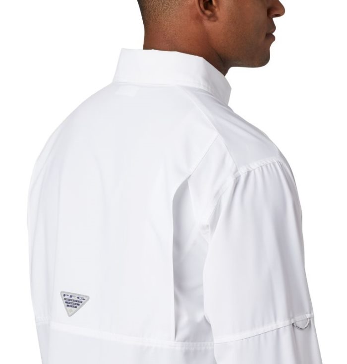 Camisas Columbia PFG Grander Marlin™ Woven Long Sleeve Shirt Masculino Branco Portugal | 150851-9PO4