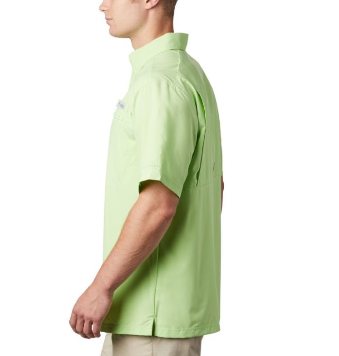 Camisas Columbia PFG Grander Marlin™ Woven Curta Sleeve Shirt Masculino Luz Verdes Portugal | 153874-2STD