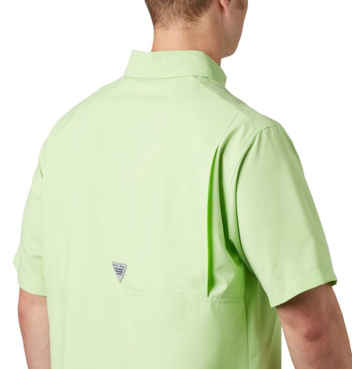 Camisas Columbia PFG Grander Marlin™ Woven Curta Sleeve Shirt Masculino Luz Verdes Portugal | 153874-2STD