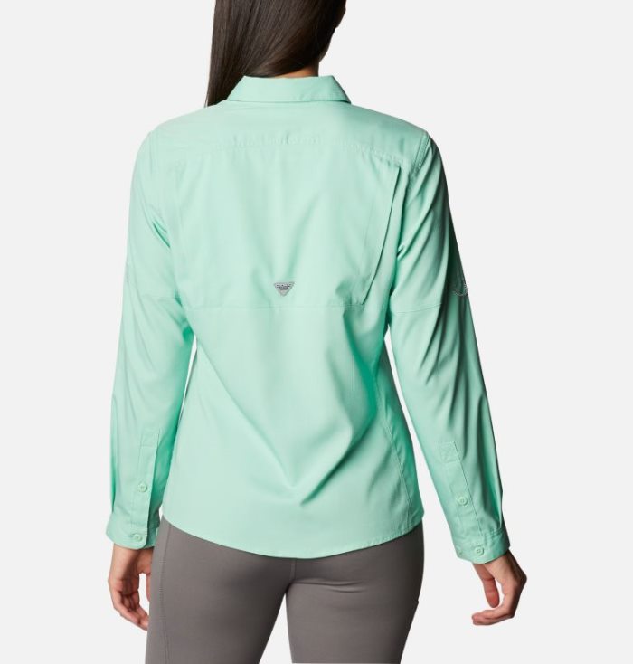 Camisas Columbia PFG Lo Drag™ Long Sleeve Shirt Feminino Menta Portugal | 191584-N4IY