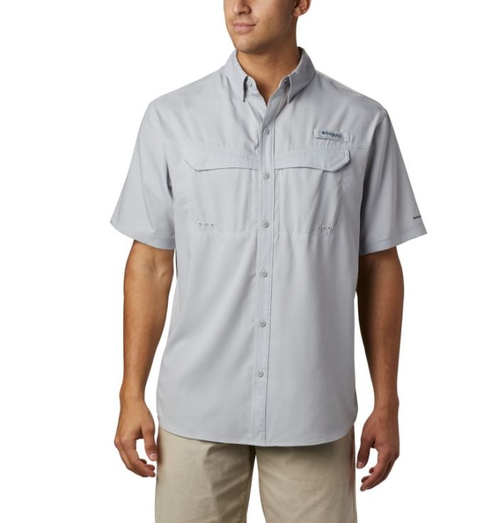 Camisas Columbia PFG Low Drag Offshore™ Curta Sleeve Shirt Masculino Cinzentas Portugal | 137485-IZP7