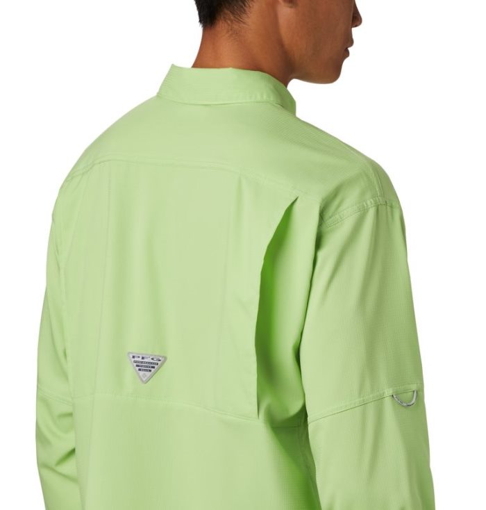 Camisas Columbia PFG Low Drag Offshore™ Long Sleeve Shirt Masculino Luz Verdes Portugal | 152382-OW0H