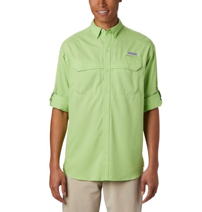 Camisas Columbia PFG Low Drag Offshore™ Long Sleeve Shirt Masculino Luz Verdes Portugal | 152382-OW0H