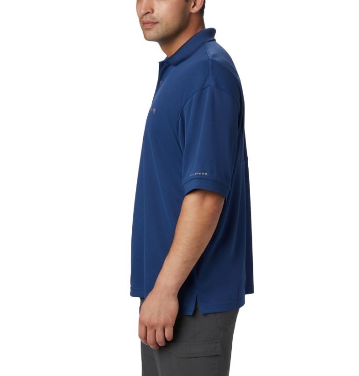 Camisas Columbia PFG Perfect Cast™ Camisa Polo Masculino Azul Marinho Portugal | 116055-5R0A