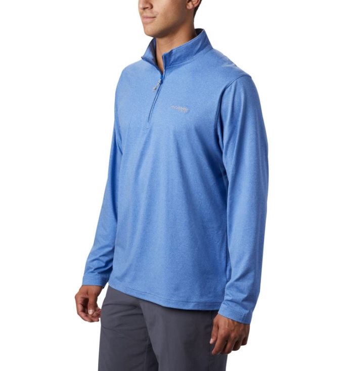 Camisas Columbia PFG Slack Tide™ 1/4 Zip Estacionar Masculino Azuis Portugal | 137539-ICIY