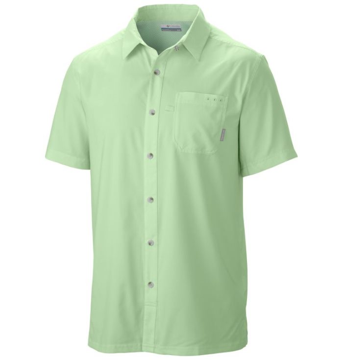 Camisas Columbia PFG Slack Tide™ Camp Shirt Masculino Luz Verdes Portugal | 118895-V8RV