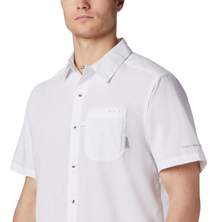 Camisas Columbia PFG Slack Tide™ Camp Shirt Masculino Branco Portugal | 121209-T3OV