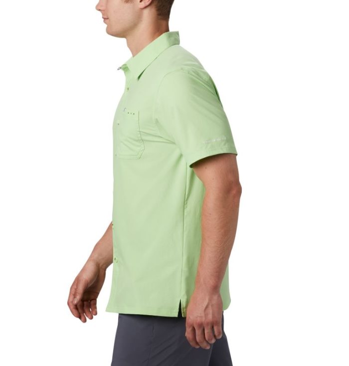 Camisas Columbia PFG Slack Tide™ Camp Shirt Masculino Luz Verdes Portugal | 123623-JXP0