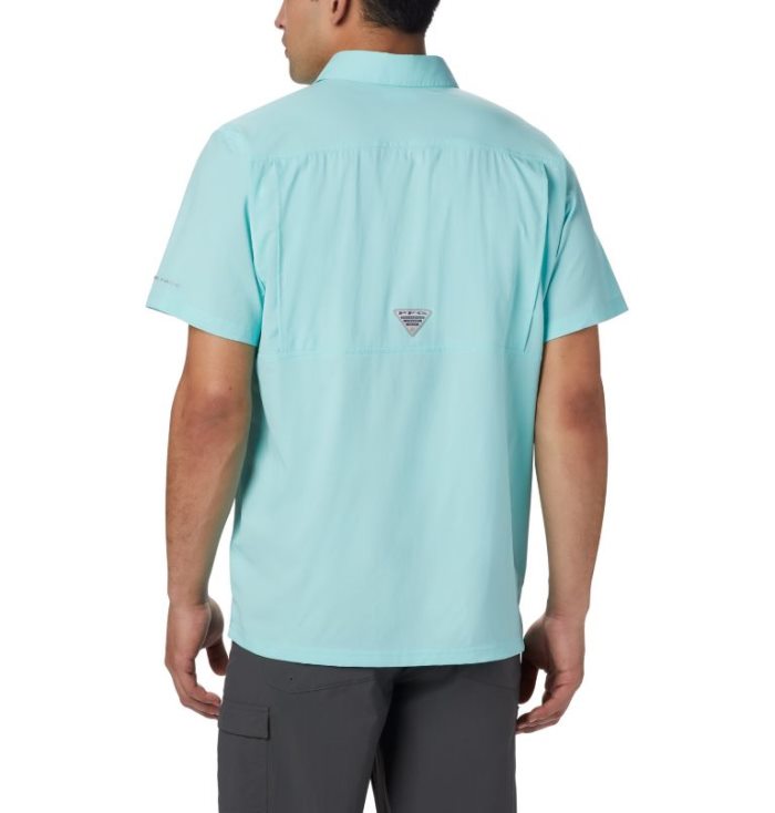 Camisas Columbia PFG Slack Tide™ Camp Shirt Masculino Turquesa Portugal | 138821-9YQJ