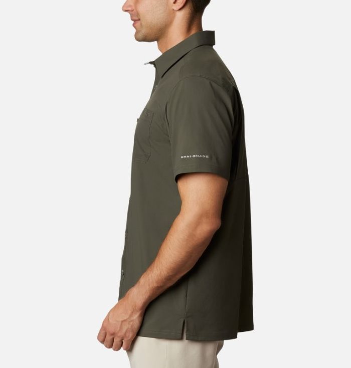 Camisas Columbia PFG Slack Tide™ Camp Shirt Masculino Verde Oliva Portugal | 153394-OFWS