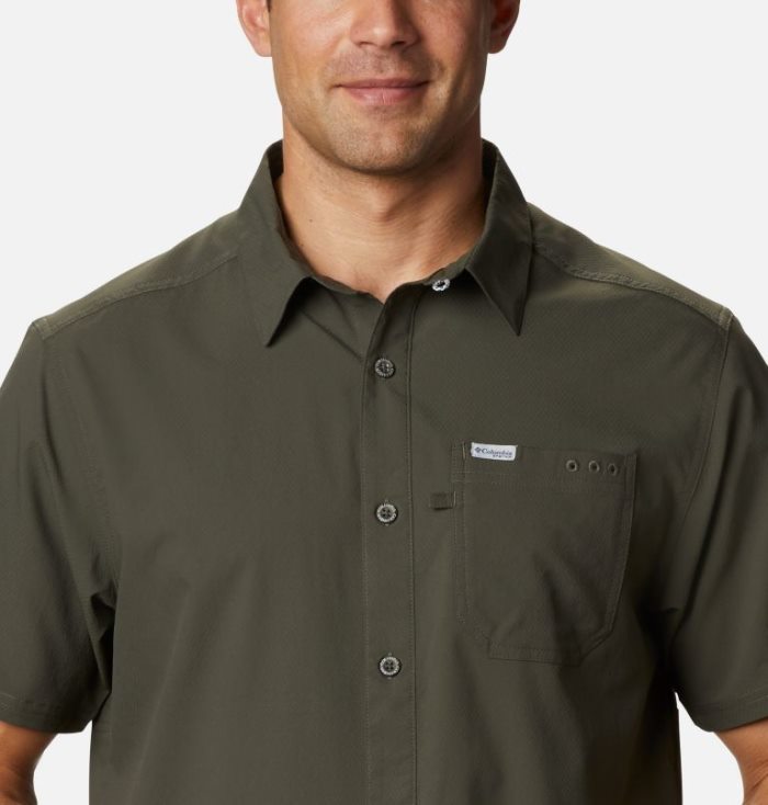 Camisas Columbia PFG Slack Tide™ Camp Shirt Masculino Verde Oliva Portugal | 153394-OFWS