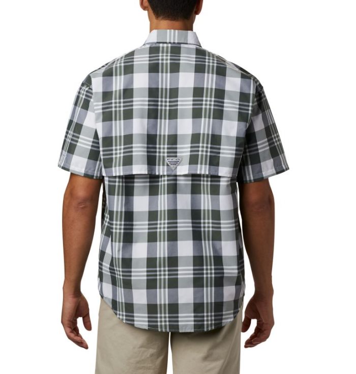 Camisas Columbia PFG Super Bahama™ Curta Sleeve Shirt Masculino Pretas Multicoloridas Portugal | 148561-SJQH