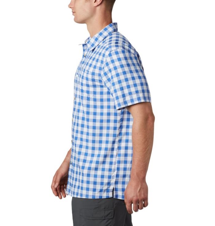 Camisas Columbia PFG Super Slack Tide™ Camp Shirt Masculino Azuis Portugal | 156329-KIGP