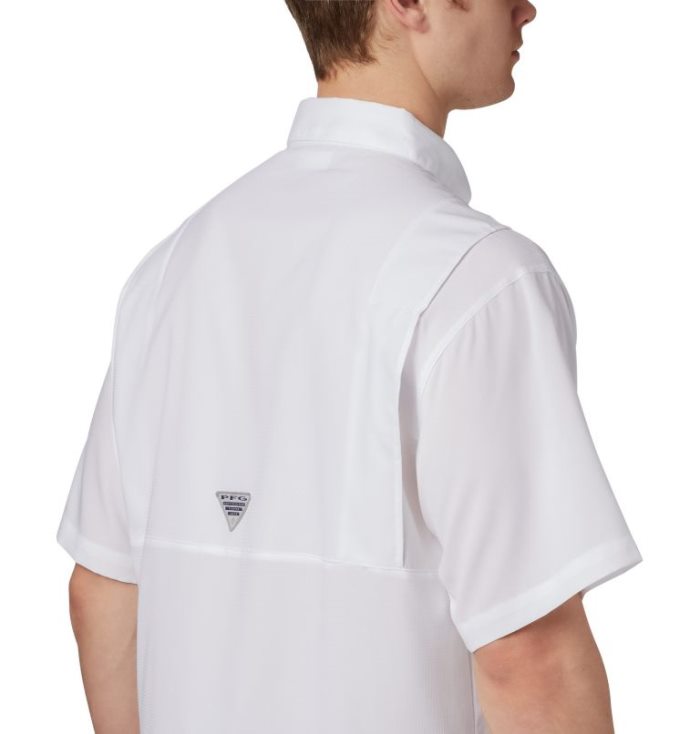 Camisas Columbia PFG Tamiami™ Curta Sleeve Shirt Masculino Branco Portugal | 132319-J4CF